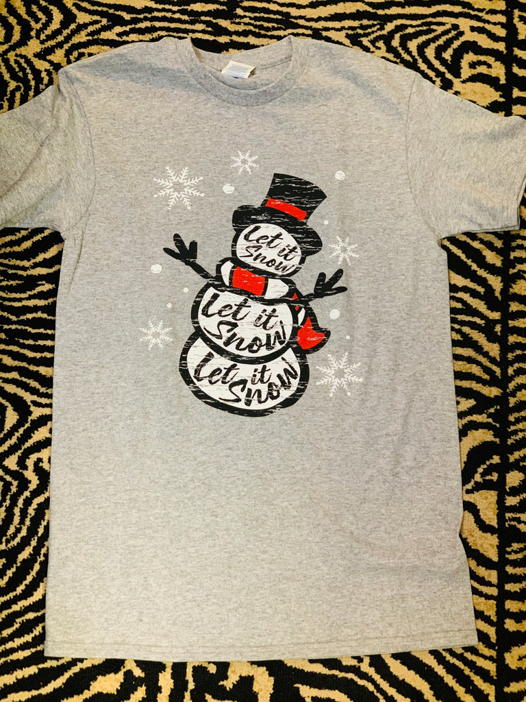 Let It Snow Short Sleeve T Shirt