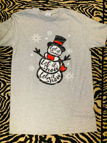 Let It Snow Short Sleeve T Shirt