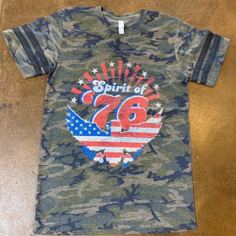Spirit of 76 Patriotic T Shirt