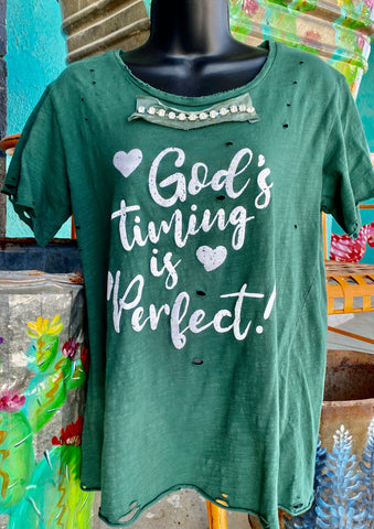 Tattered Shirt, God's Timing is Perfect