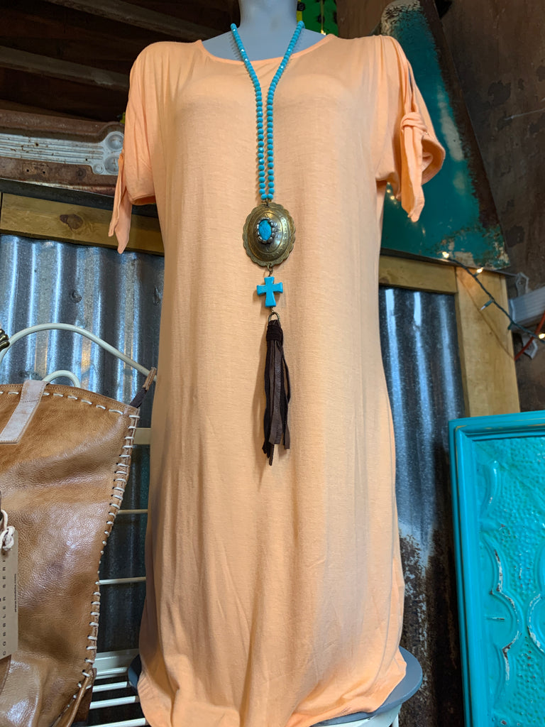 Charlie Paige Orange Dress