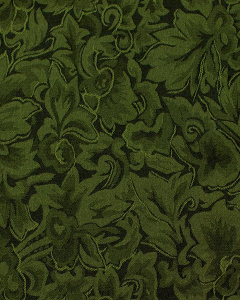 Solid Color Baroque Jacquard Silk Scarf 20"