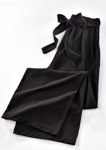 Belted Wide Leg Pants