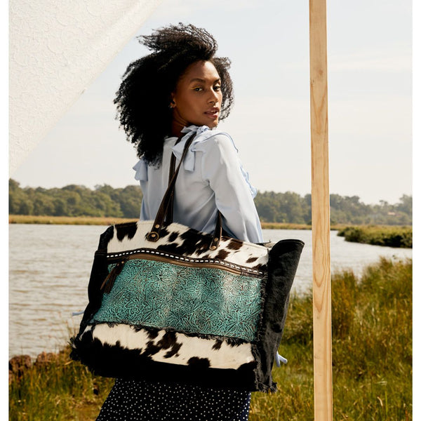 "SEA GRASS WEEKENDER BAG"