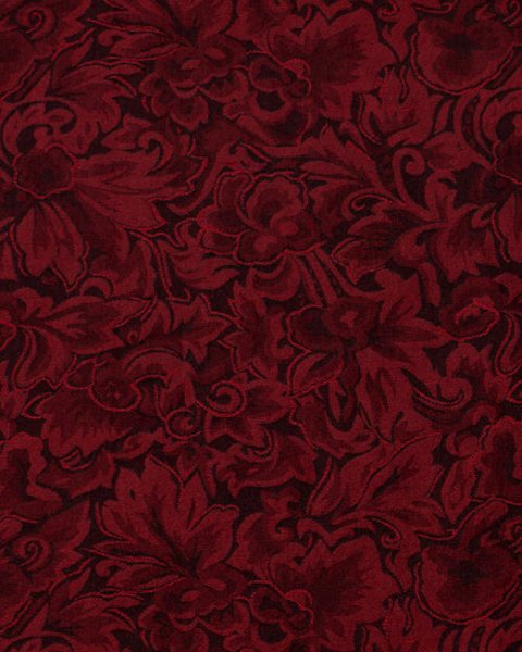 Solid Color Baroque Jacquard Silk Scarf 20"