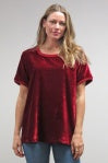 Nova Tee Short Sleeve Shirt- Velvet